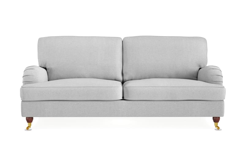 Howard Lyx 3-seters Sofa - Fløyel sofaer - Sofa 3 seter - 4 seter sofa - Howard sofa - Skinnsofaer - 2 seter sofa