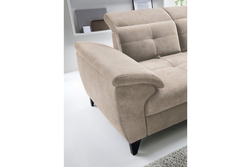 Inferne 5-seter Sofa med Sjeselong - Beige - Møbler - Sofaer - Sofa med sjeselong