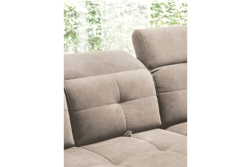 Inferne 5-seter Sofa med Sjeselong - Beige - Møbler - Sofaer - Sofa med sjeselong