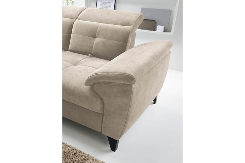 Inferne 5-seter Sofa med Sjeselong - Beige - Møbler - Sofaer - Sofa med sjeselong