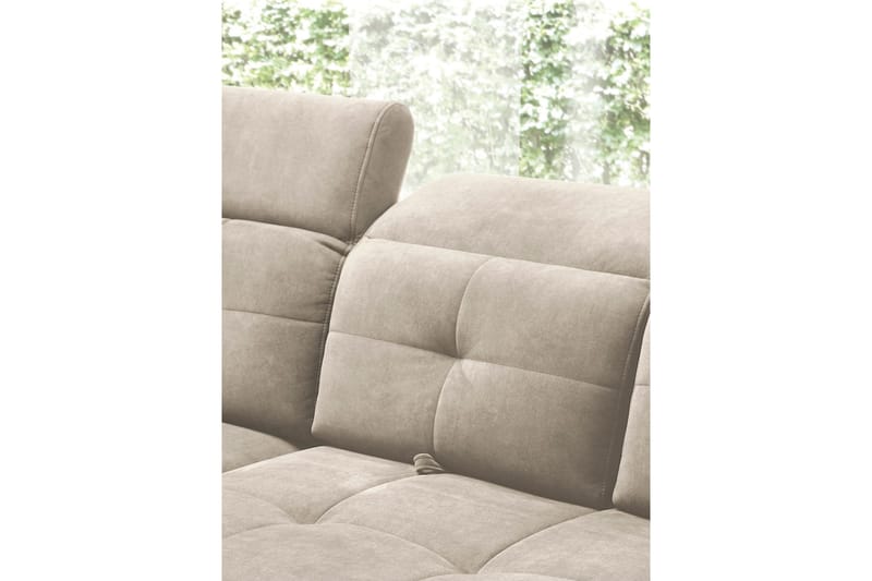 Inferne 5-seter Sofa med Sjeselong - Beige - Møbler - Sofaer - Sofa med sjeselong