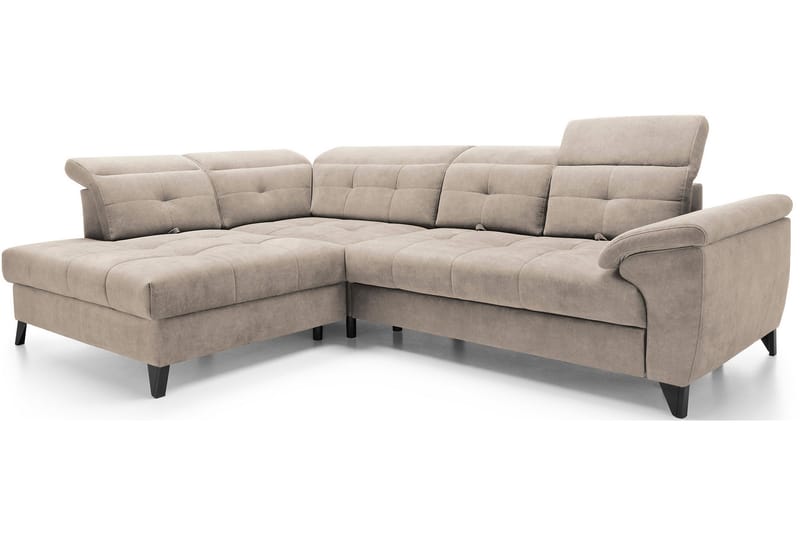 Inferne 5-seter Sofa med Sjeselong - Beige - Møbler - Sofaer - Sofa med sjeselong