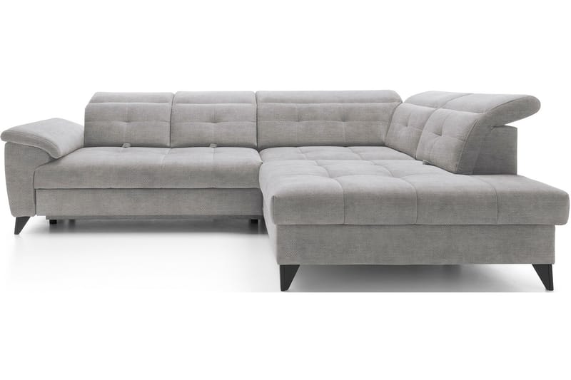 Inferne 5-seter Sofa med Sjeselong - Grå - Møbler - Sofaer - Sofa med sjeselong