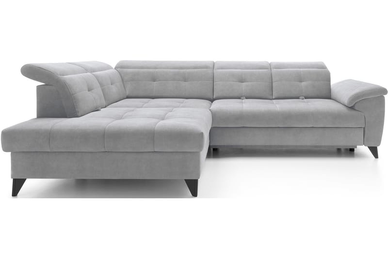 Inferne 5-seter Sofa med Sjeselong - Grå - Møbler - Sofaer - Sofa med sjeselong