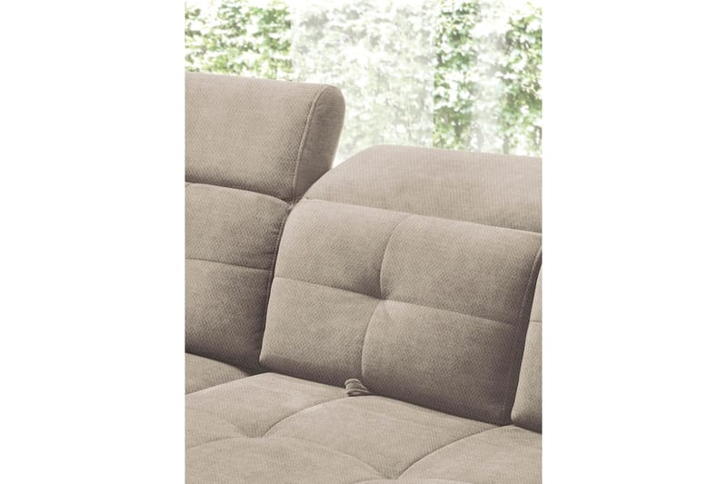 Inferne 5-seters Sofa med Sjeselong - Beige - Møbler - Sofaer - Sofa med sjeselong