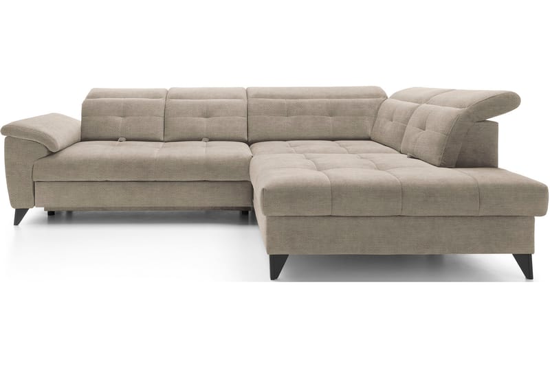 Inferne 5-seters Sofa med Sjeselong - Beige - Møbler - Sofaer - Sofa med sjeselong