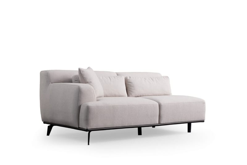 Jaguar 4-seters Sofa med Divan - Hvit - Møbler - Sofaer - Sofa med sjeselong