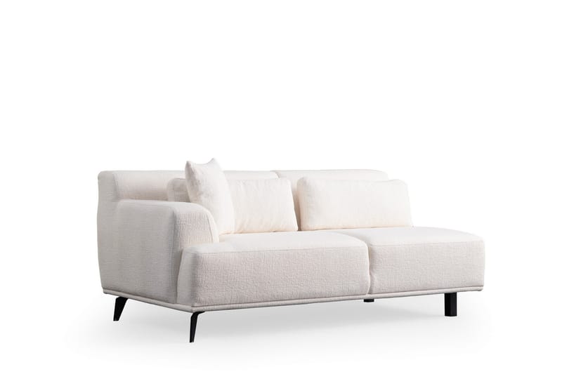 Jaguar 4-seters Sofa med Divan - Hvit - Møbler - Sofaer - Sofa med sjeselong