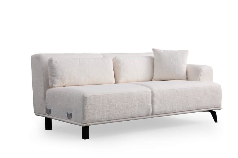 Jaguar 4-seters Sofa med Divan - Hvit - Møbler - Sofaer - Sofa med sjeselong