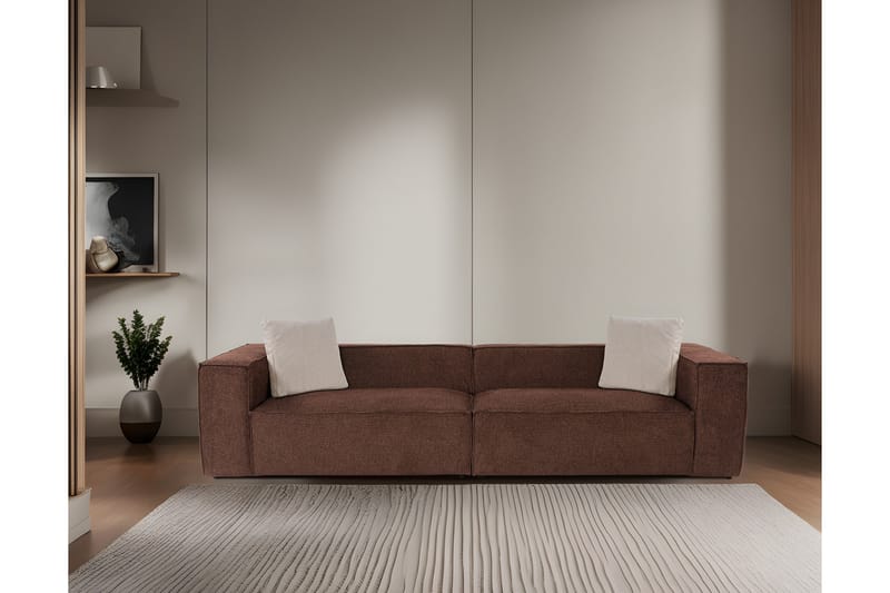 Kaolins Sofa 3-seter - Brun - Møbler - Sofaer - Sofa 3 seter