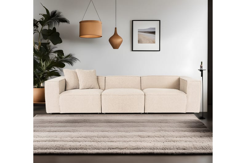 Kaolins Sofa 3-seter - Fersken - Møbler - Sofaer - Sofa 3 seter