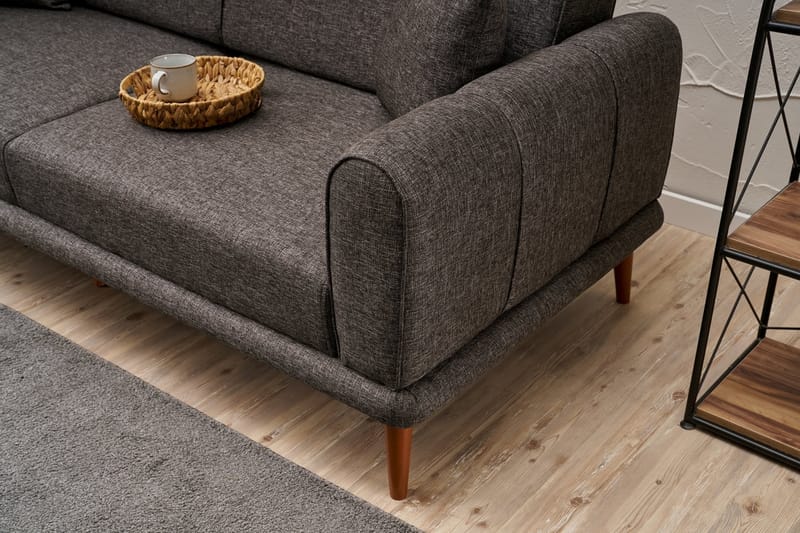 Khambalia 3-seters Sofa - Antrasitt - Møbler - Sofaer - Sofa 3 seter