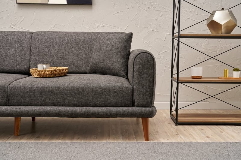 Khambalia 3-seters Sofa - Antrasitt - Møbler - Sofaer - Sofa 3 seter