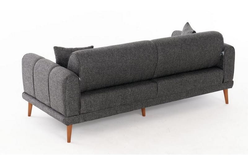 Khambalia 3-seters Sofa - Antrasitt - Møbler - Sofaer - Sofa 3 seter