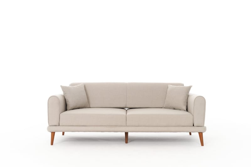 Khambalia 3-seters Sofa - Krem - Møbler - Sofaer - Sofa 3 seter