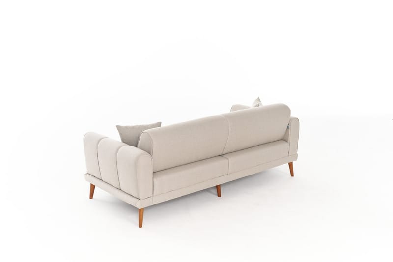 Khambalia 3-seters Sofa - Krem - Møbler - Sofaer - Sofa 3 seter