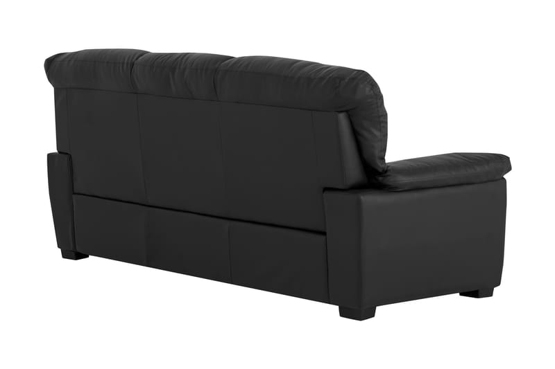 Lindby 3-seters sofa Kunstlær - Svart - Møbler - Sofaer - Reclinersofaer - 3 seters kinosofa & reclinersofa