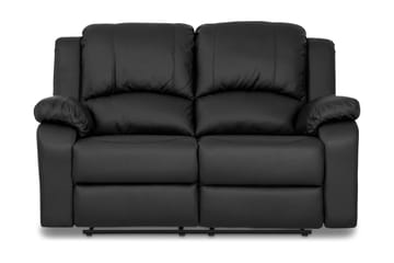 Norbo Liten Reclinersofa 2-seter Kunstskinn - Fällbar sofa - Kinosofa