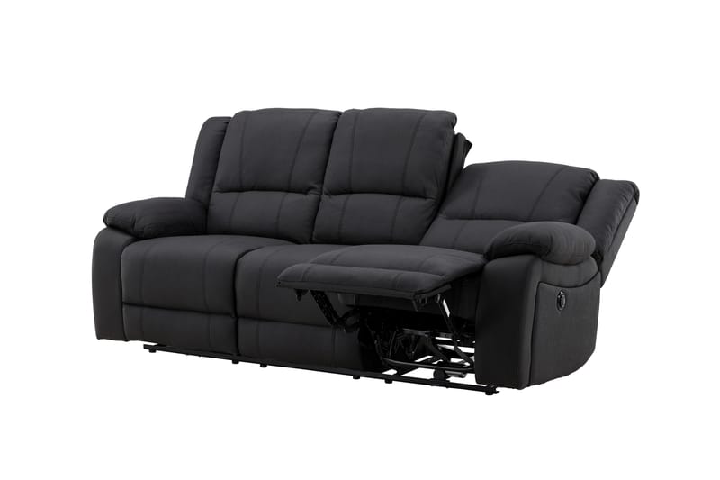 Singapore Reclinersofa 3-seter - Svart - Møbler - Sofaer - Reclinersofaer - 3 seters kinosofa & reclinersofa