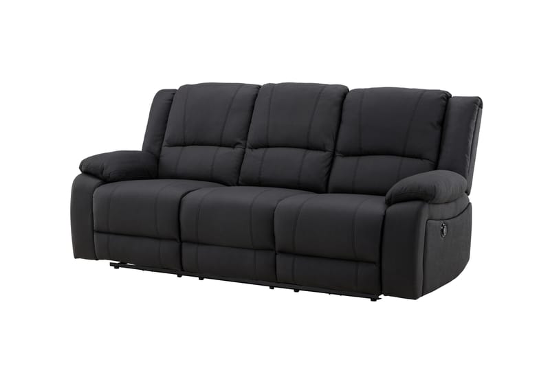 Singapore Reclinersofa 3-seter - Svart - Møbler - Sofaer - Reclinersofaer - 3 seters kinosofa & reclinersofa