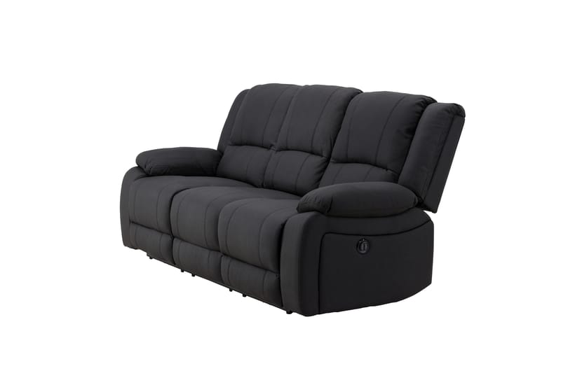 Singapore Reclinersofa 3-seter - Svart - Møbler - Sofaer - Reclinersofaer - 3 seters kinosofa & reclinersofa