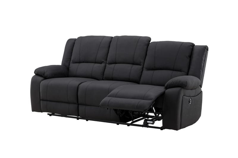 Singapore Reclinersofa 3-seter - Svart - Møbler - Sofaer - Reclinersofaer - 3 seters kinosofa & reclinersofa