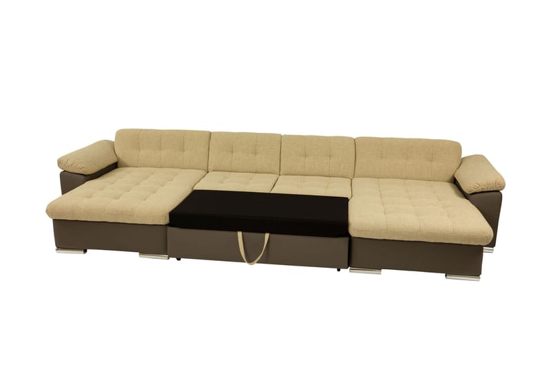 Kinzer Sofa Dobbel sjeselong 5-seter - Blå - Møbler - Sofaer - U-sofa