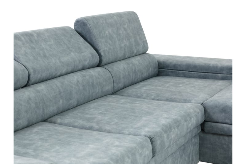 Kollekind Sofa med Divan 3-seter - Grå/Lys grå - Møbler - Sofaer - Sofa med sjeselong