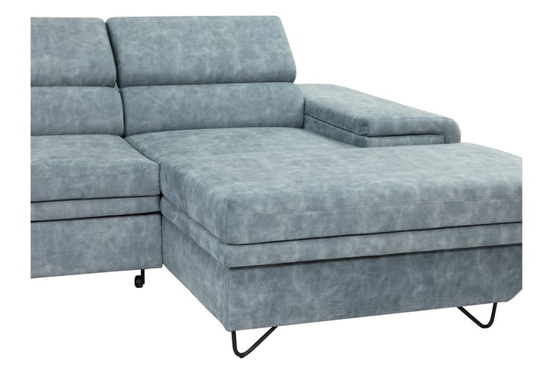 Kollekind Sofa med Divan 3-seter - Grå/Lys grå - Møbler - Sofaer - Sofa med sjeselong