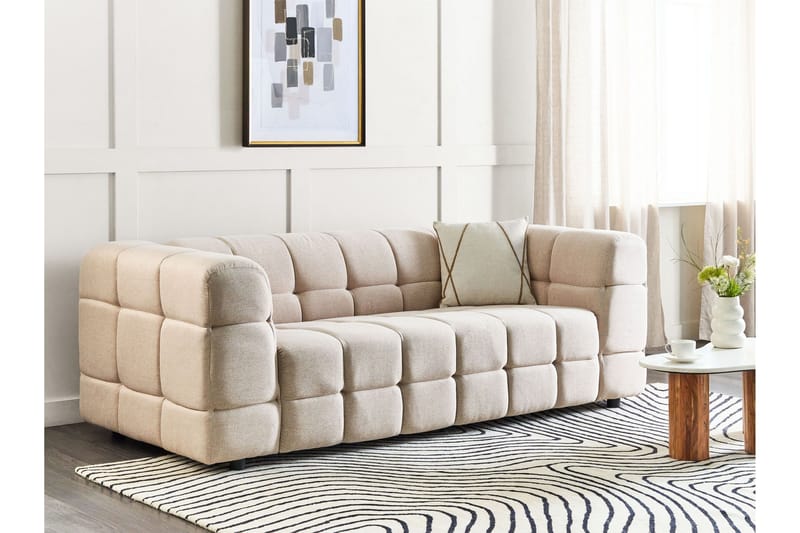 Landsro Sofa 3-seter - Beige - Møbler - Sofaer - Sofa 3 seter