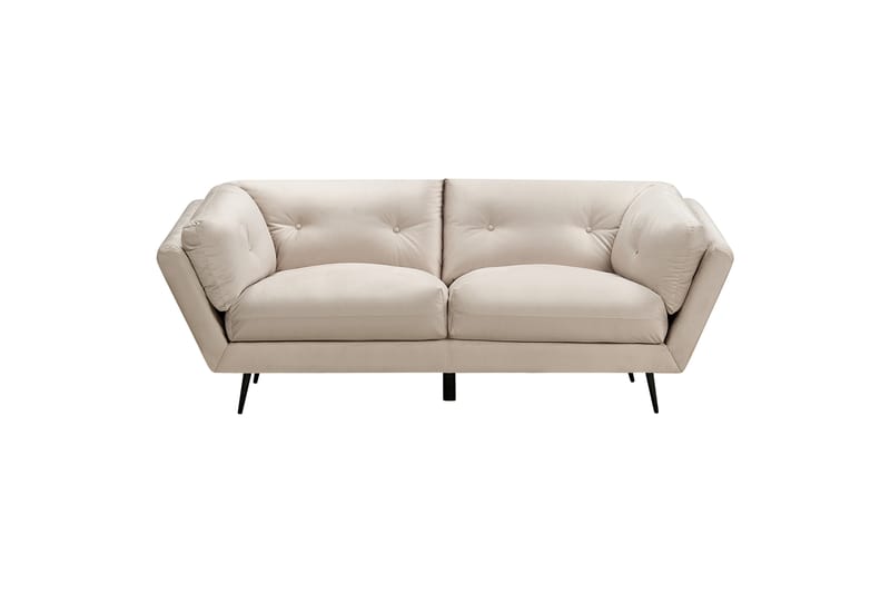 Lenvik Sofa 3-seter - Beige/Svart - Møbler - Sofaer - Sofa 3 seter