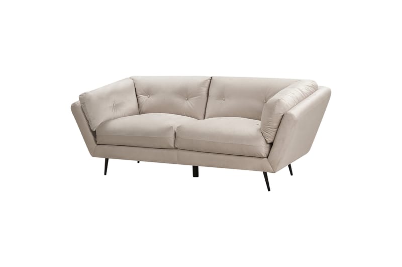 Lenvik Sofa 3-seter - Beige/Svart - Møbler - Sofaer - Sofa 3 seter