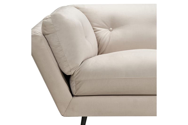 Lenvik Sofa 3-seter - Beige/Svart - Møbler - Sofaer - Sofa 3 seter