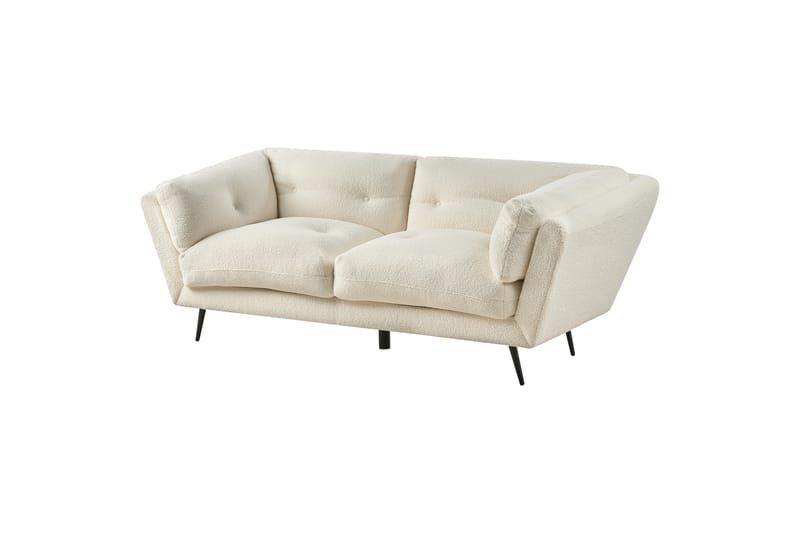 Lenvik Sofa 3-seter - Svart/Hvit - Møbler - Sofaer - Sofa 3 seter