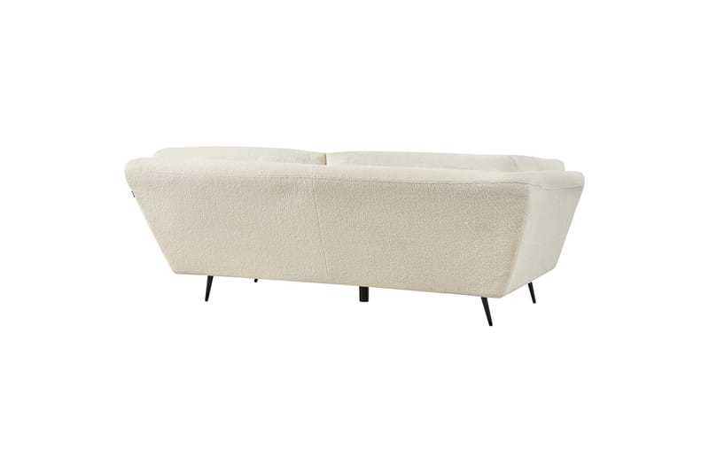 Lenvik Sofa 3-seter - Svart/Hvit - Møbler - Sofaer - Sofa 3 seter