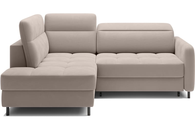 Masuo Sovesofa med Sjeselong 3-seter - Beige - Møbler - Sofaer - Sovesofaer