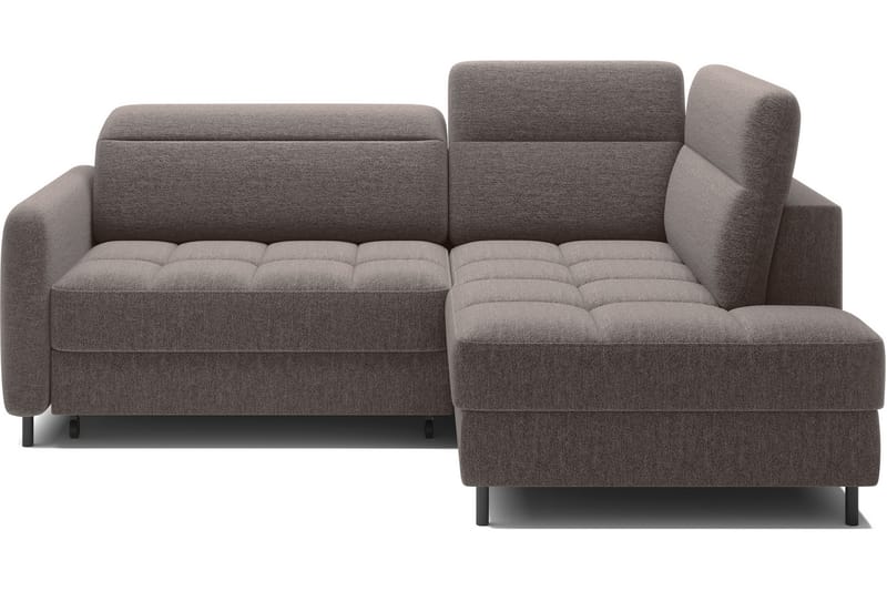 Masuo Sovesofa med Sjeselong 3-seter - Brun - Møbler - Sofaer - Sovesofaer