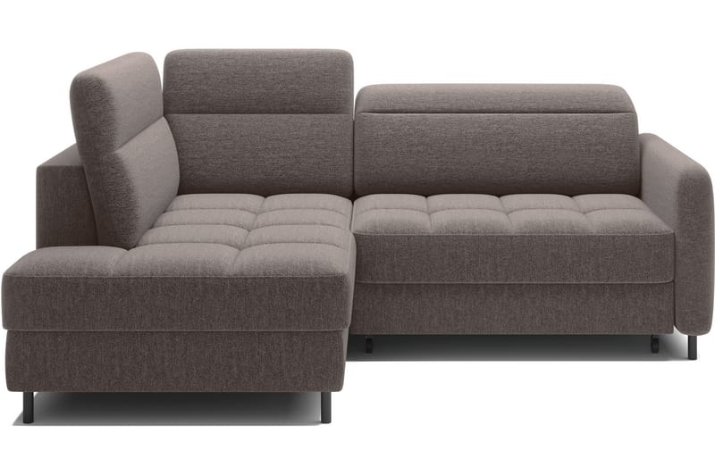 Masuo Sovesofa med Sjeselong 3-seter - Brun - Møbler - Sofaer - Sovesofaer