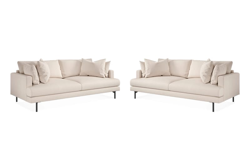 Menard Sofagruppe 4+4-seter - Beige - Møbler - Sofaer - Sofagrupper