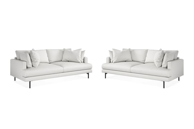 Menard Sofagruppe 4+4-seter - Hvit - Møbler - Sofaer - Sofagrupper