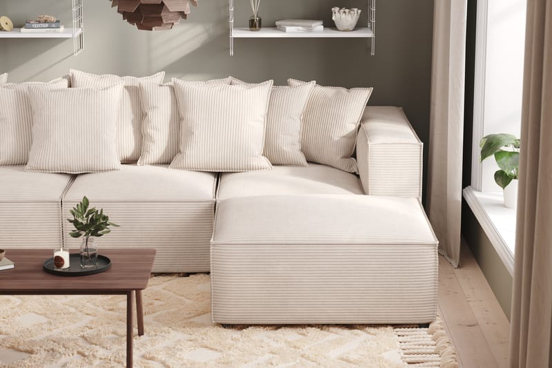 Cubo Høyremodul 108 cm - Beige - Møbler - Sofaer - Modulsofaer - Øvrige moduler for modulsofa