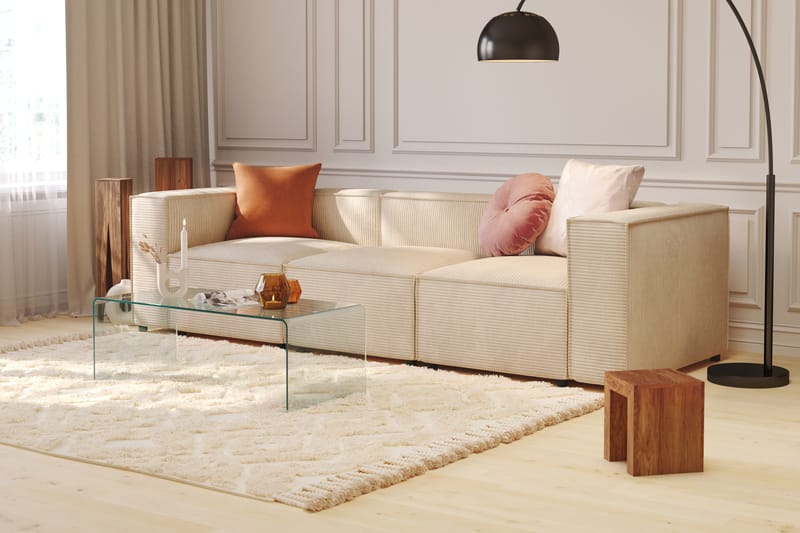 Cubo Høyremodul 108 cm - Beige - Møbler - Sofaer - Modulsofaer - Øvrige moduler for modulsofa