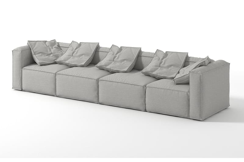 Oceanis Hjørnemodul - Beige/Svart - Møbler - Sofaer - Modulsofaer - Øvrige moduler for modulsofa