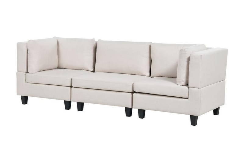 Buck Modulsofa 3-seter - Beige/Svart - Møbler - Sofaer - Modulsofaer - Komplett modulsofa