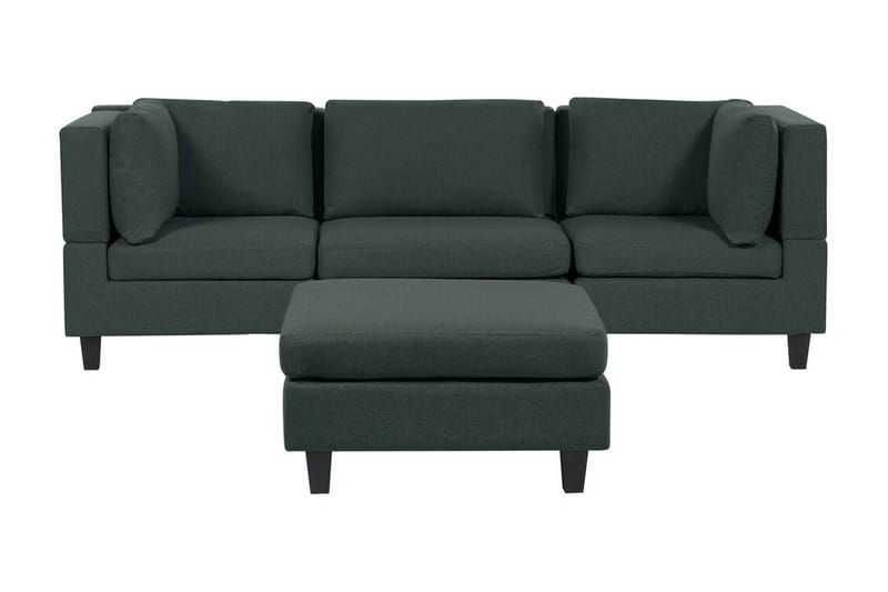 Buck Modulsofa 3-seter - Grønn/Svart - Møbler - Sofaer - Modulsofaer - Komplett modulsofa