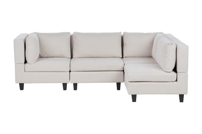 Buck Modulsofa 4-seter - Beige/Svart - Møbler - Sofaer - Modulsofaer - Komplett modulsofa