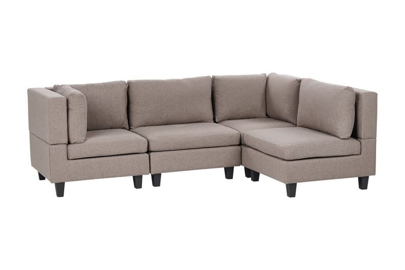 Buck Modulsofa 4-seter - Brun/Svart - Møbler - Sofaer - Modulsofaer - Komplett modulsofa