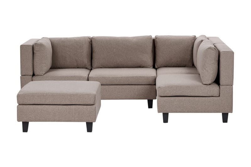 Buck Modulsofa 4-seter - Brun/Svart - Møbler - Sofaer - Modulsofaer - Komplett modulsofa