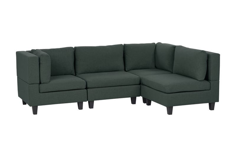 Buck Modulsofa 4-seter - Grønn/Svart - Møbler - Sofaer - Modulsofaer - Komplett modulsofa