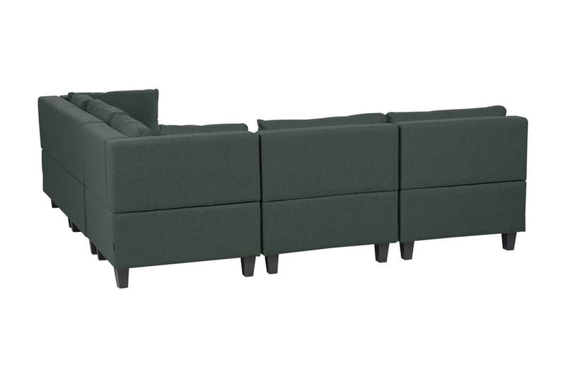 Buck Modulsofa 5-seter - Grønn/Svart - Møbler - Sofaer - Modulsofaer - Komplett modulsofa